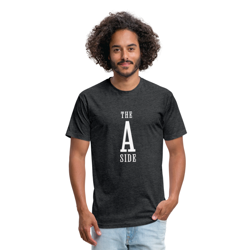 The A Side Tee Shirt Unisex - heather black