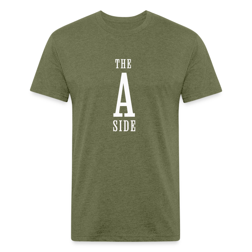 The A Side Tee Shirt Unisex - heather military green