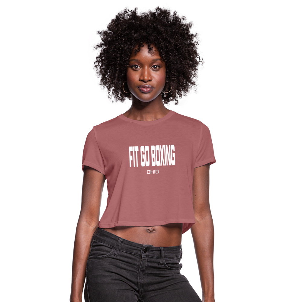 Fit Go Crop Top - mauve