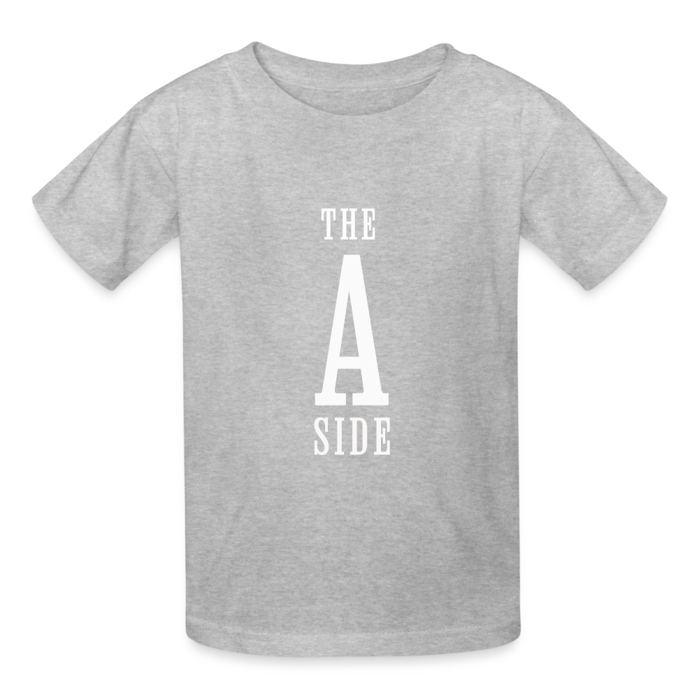 The A Side Youth T-Shirt - heather gray